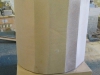 Sandstone ball finial taking shape