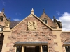 Sandstone window heads and cills at Tryn Hall Rossett