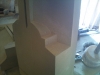 Moulded sandstone window surround