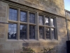 Hand-made sandstone door surround with carved corbels