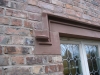Sandstone window surround and sill